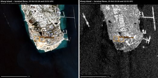 RWI-SITREP-008 plate A4_kharg_island_terminal_flares_25_oct_22_1