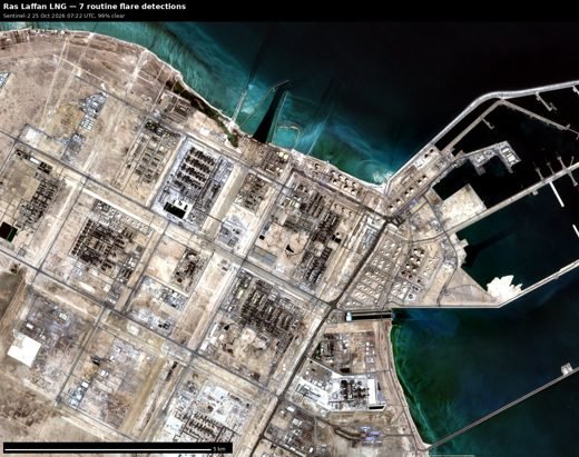 RWI-SITREP-009 plate A5_ras_laffan_lng_7_routine_flare_detection