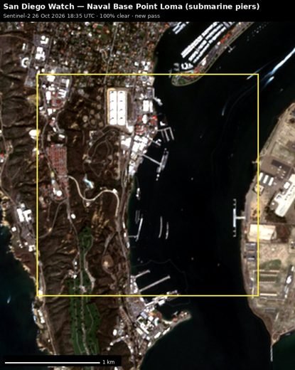 Naval Base Point Loma (submarine piers) 2026-10-28